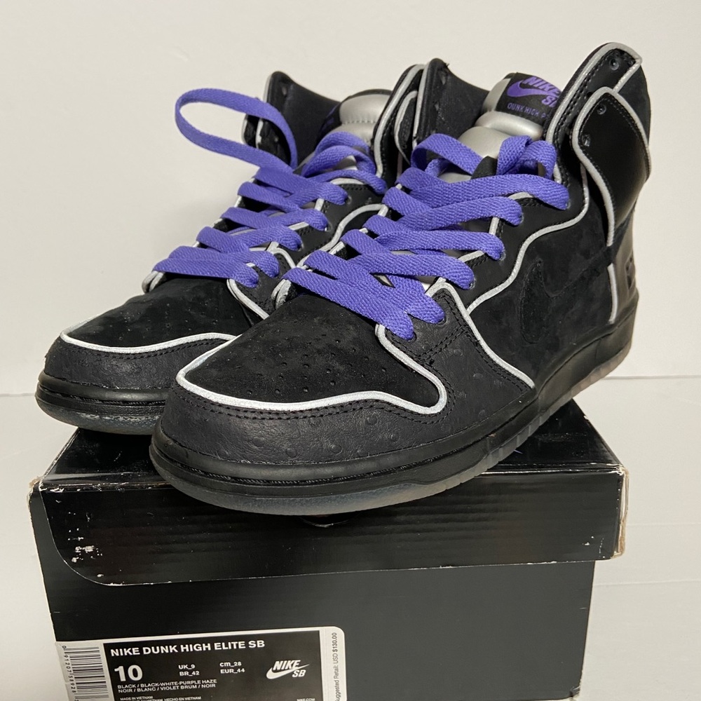 Nike Dunk High Elite , Purple Box